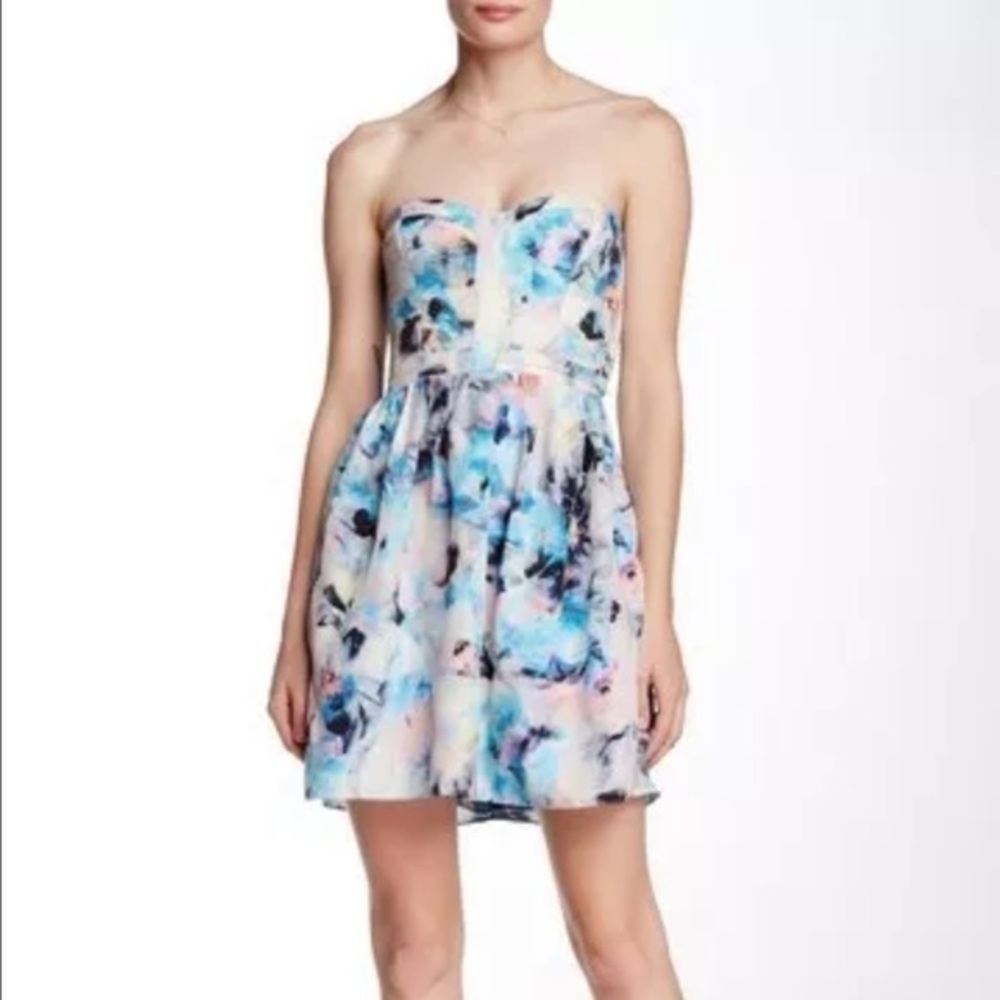 Parker sweetheart neckline strapless dress